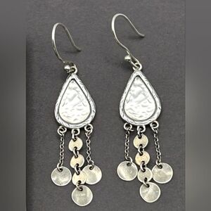 Rare Silpada 925 Sterling Silver Fun Seeker Dangle Earrings W2772